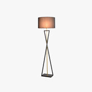 Baines Tripod Floor Lamp, Black & Flaxen, L 158CM - Neutral Decor