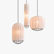 Ritta Pendant Light, Fabric - Neutral Decor