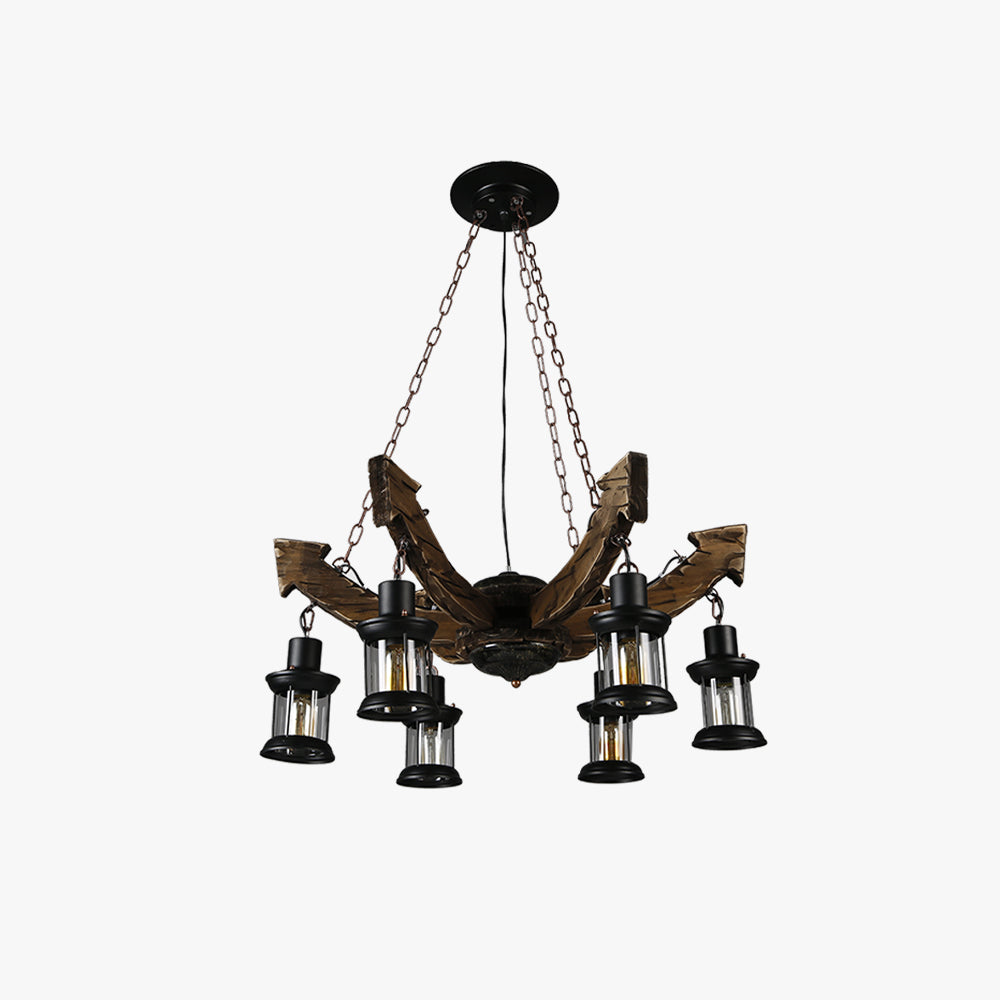 Epoch Pendant Light Mid Century/Modern, Metal/Wood, Dining Room - Neutral Decor