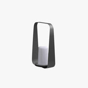 Ray Minimalist Portable Rechargeable Lamp de Table, Coffee/Grey - Neutral Decor
