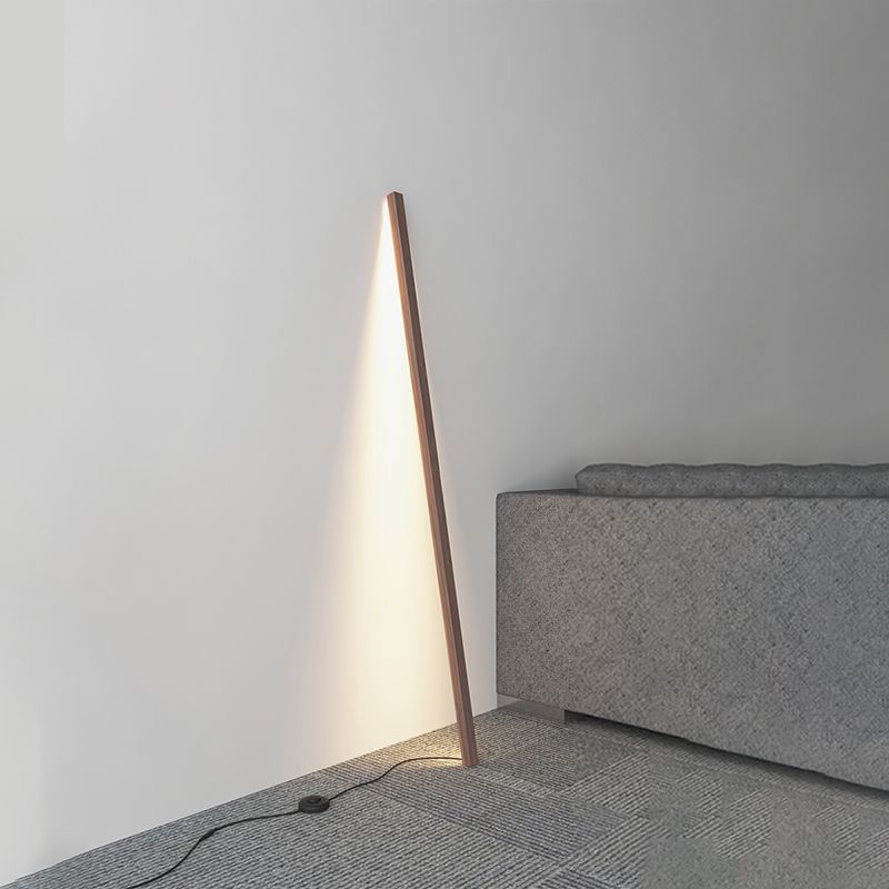 Ozawa Minimalist Linear Nature Wooden Floor Lamp - Neutral Decor
