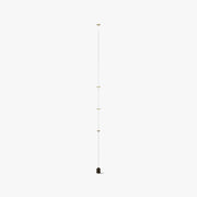 Arisha Full-Length Minimalist Linear Floor Lamp, 3 Bulbs - Neutral Decor