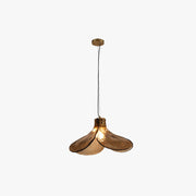 Arisha Handmade Retro Glass Pendant Light, Four-leaf Flower - Neutral Decor