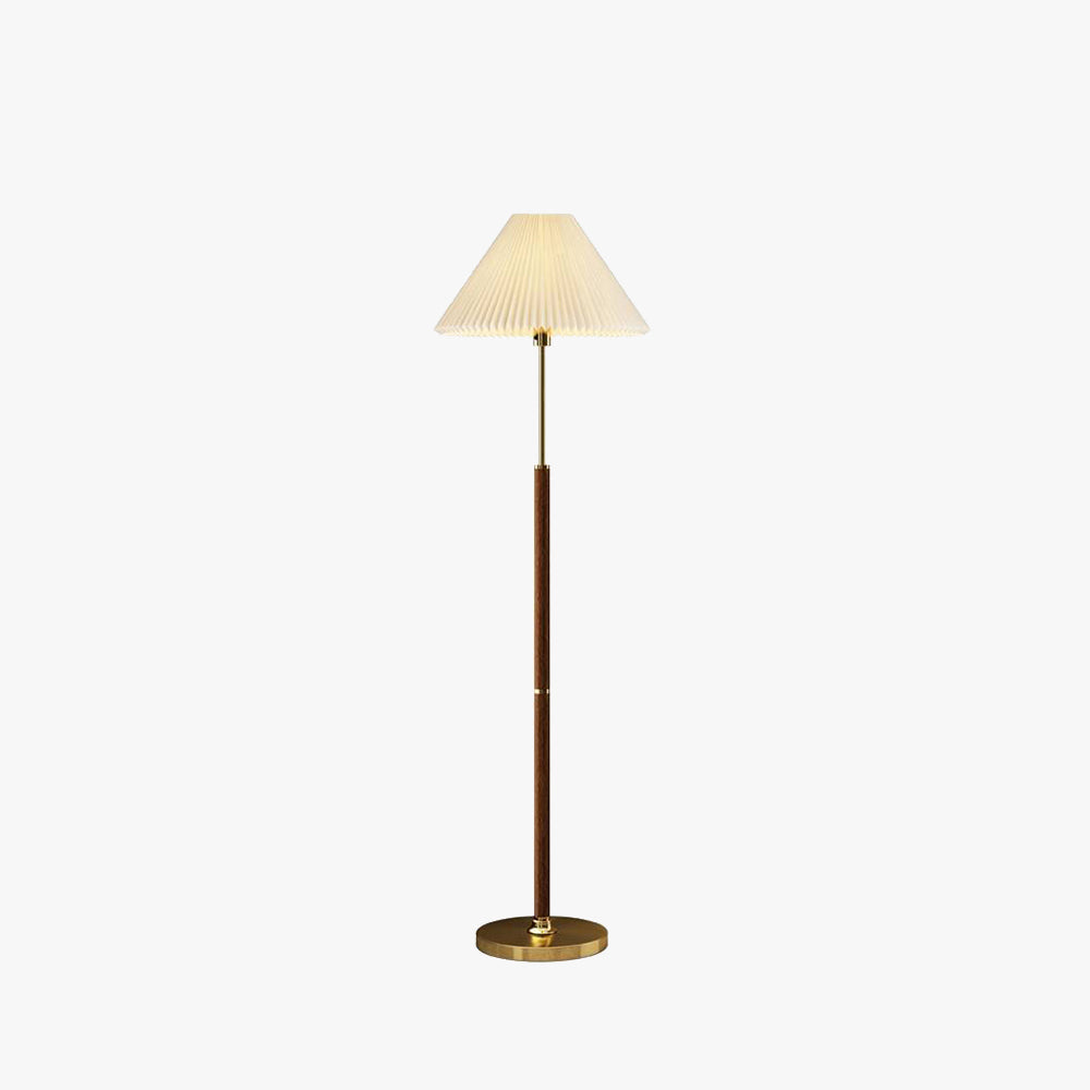 Ozawa Pleated Floor Lamp, 2 Colour - Neutral Decor