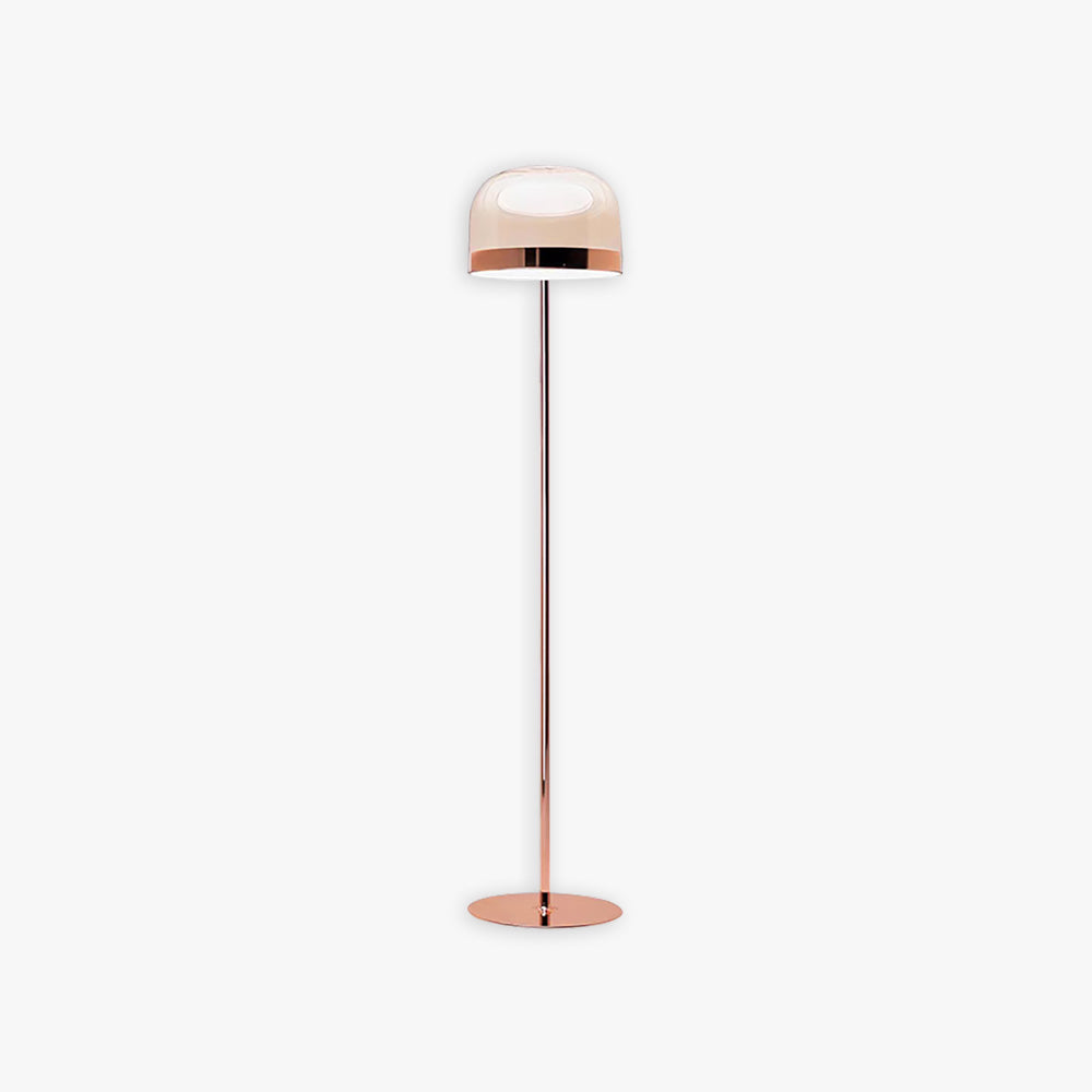 Salgado Modern Black & Rose Gold Floor Lamp, L 135/175CM - Neutral Decor