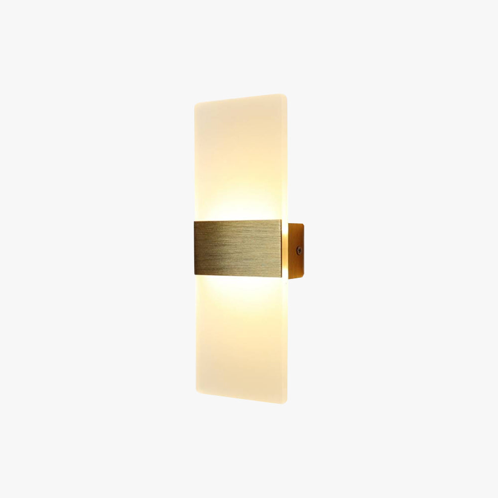 Arisha Rectangular Wall Lamp, 3 Colour - Neutral Decor