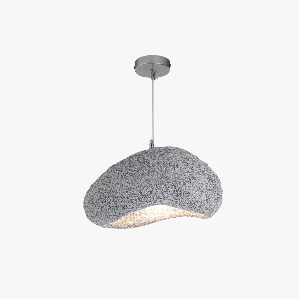 Avi Wabi Sabi Bread Shape Resin Pendant Light, 2 Color - Neutral Decor