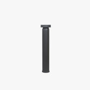 Ray Modern Metal Cylinder Outdoor Path Light, Black - Neutral Decor