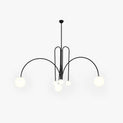 Arvyn Pendant Light Double Layer Glass Bubble-Neutral Decor