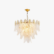 Kristy Modern Gold Feather Chandelier, 3 Style - Neutral Decor