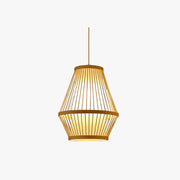 Muto Rattan Handmade Woven Bamboo Vintage Pendant Light - Neutral Decor