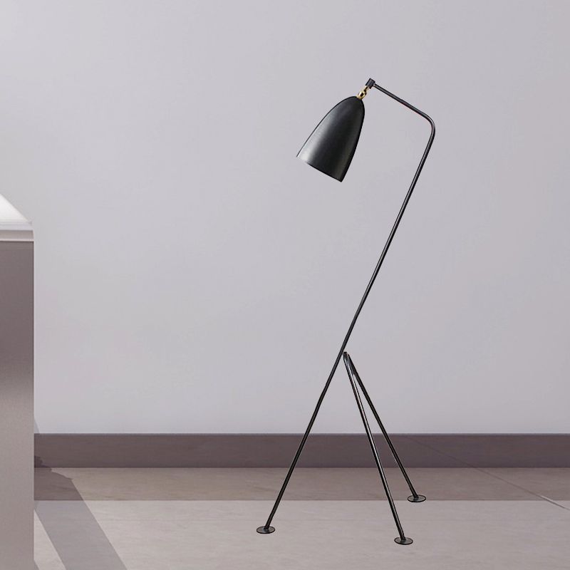 Morandi Modern Metal Cup Black Floor Lamp, Multi Colors - Neutral Decor