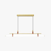Voren Modern Linear Pendant Light,Black/Gold-Neutral Decor