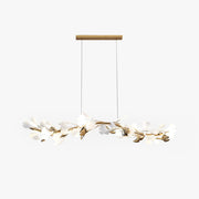 Olivia Modern Art Deco Metal & Ceramic Chandelier, Gold - Neutral Decor