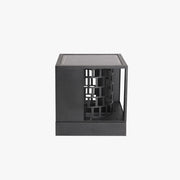 Ray Modern Pattern Metal Acrylic Outdoor Table Lamps, Black - Neutral Decor