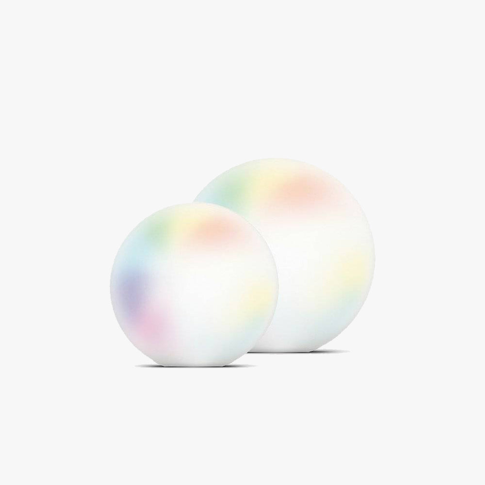 Ray Minimalist Globe LED Outdoor Light, Resin, White - Neutral Decor
