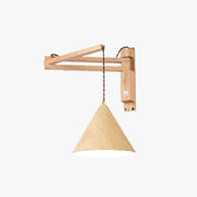 Muto Adjustable Wall Lamp, Wood/Metal, 2 Color, Living Room - Neutral Decor