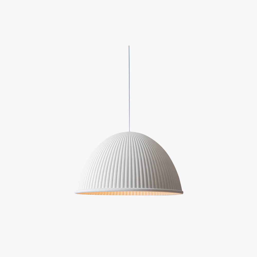 Valentina Modern Semi Resin Pendant Light, Grey/Black/White - Neutral Decor