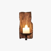 Epoch Wall Lamp Rectangular Vintage, Wood/Metal, Bedroom - Neutral Decor