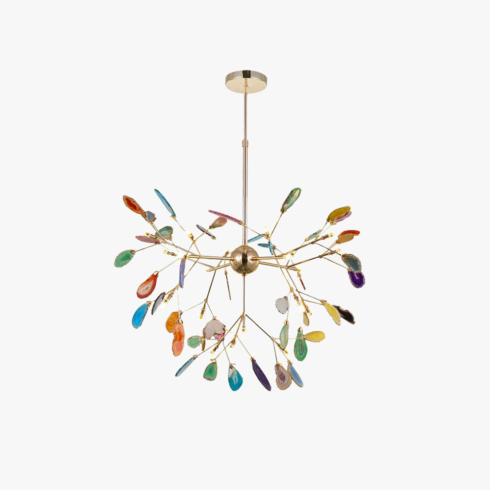 Arisha Flower Branch Semi-flush Mount Ceiling Light, 4 Colour - Neutral Decor