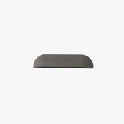 Ray Modern Minimalist Semi-elliptical Metal/Stone Outdoor Wall Lamp, Black/White - Neutral Decor