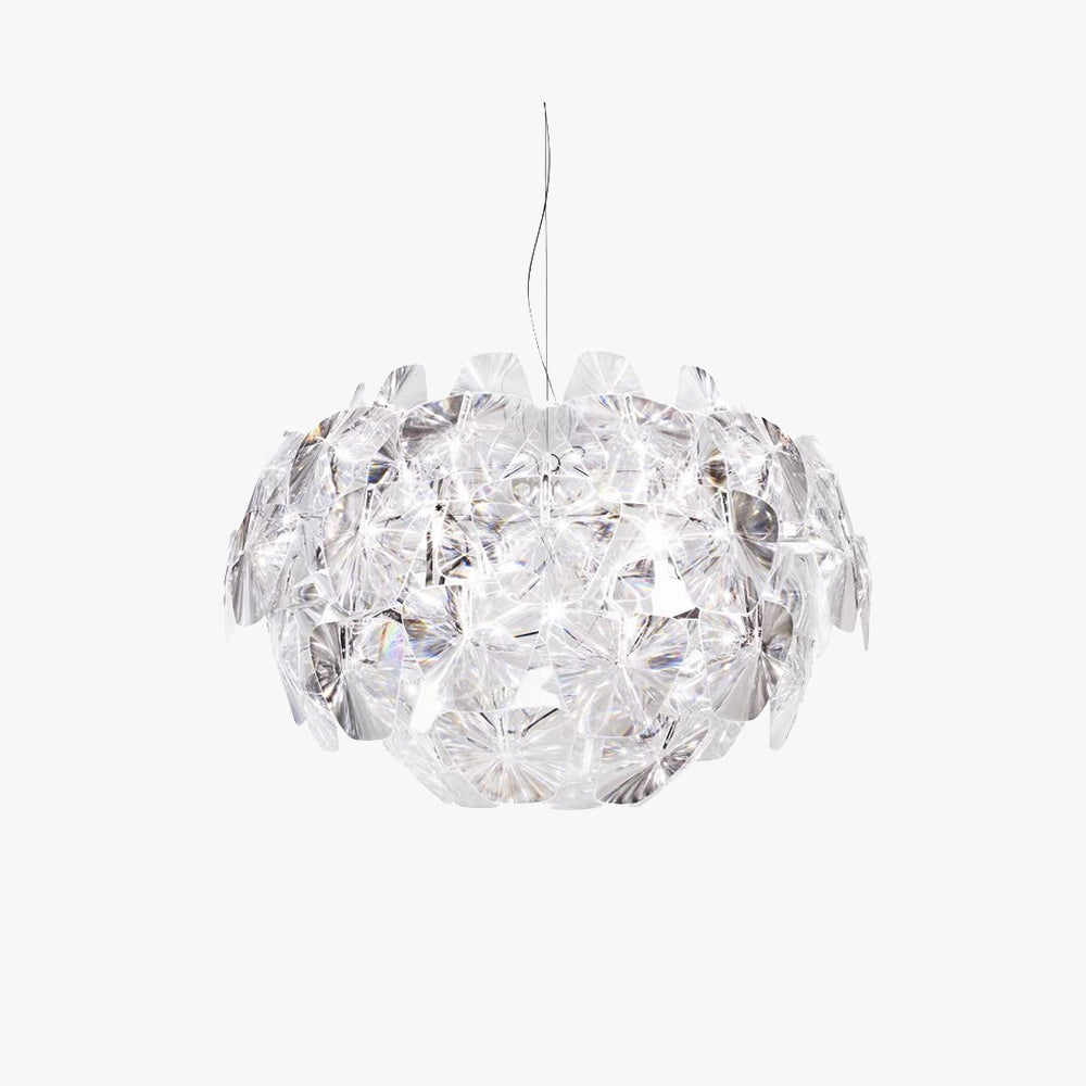 Arisha Unique Diamond Flower Metal Pendant Light, Living Room - Neutral Decor
