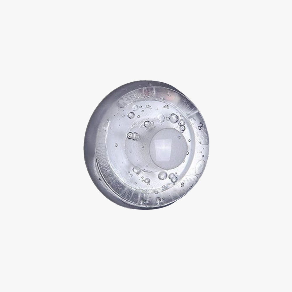 Ray Waterproof Semi-circular Glass Outdoor Wall Lamp, Transparent - Neutral Decor