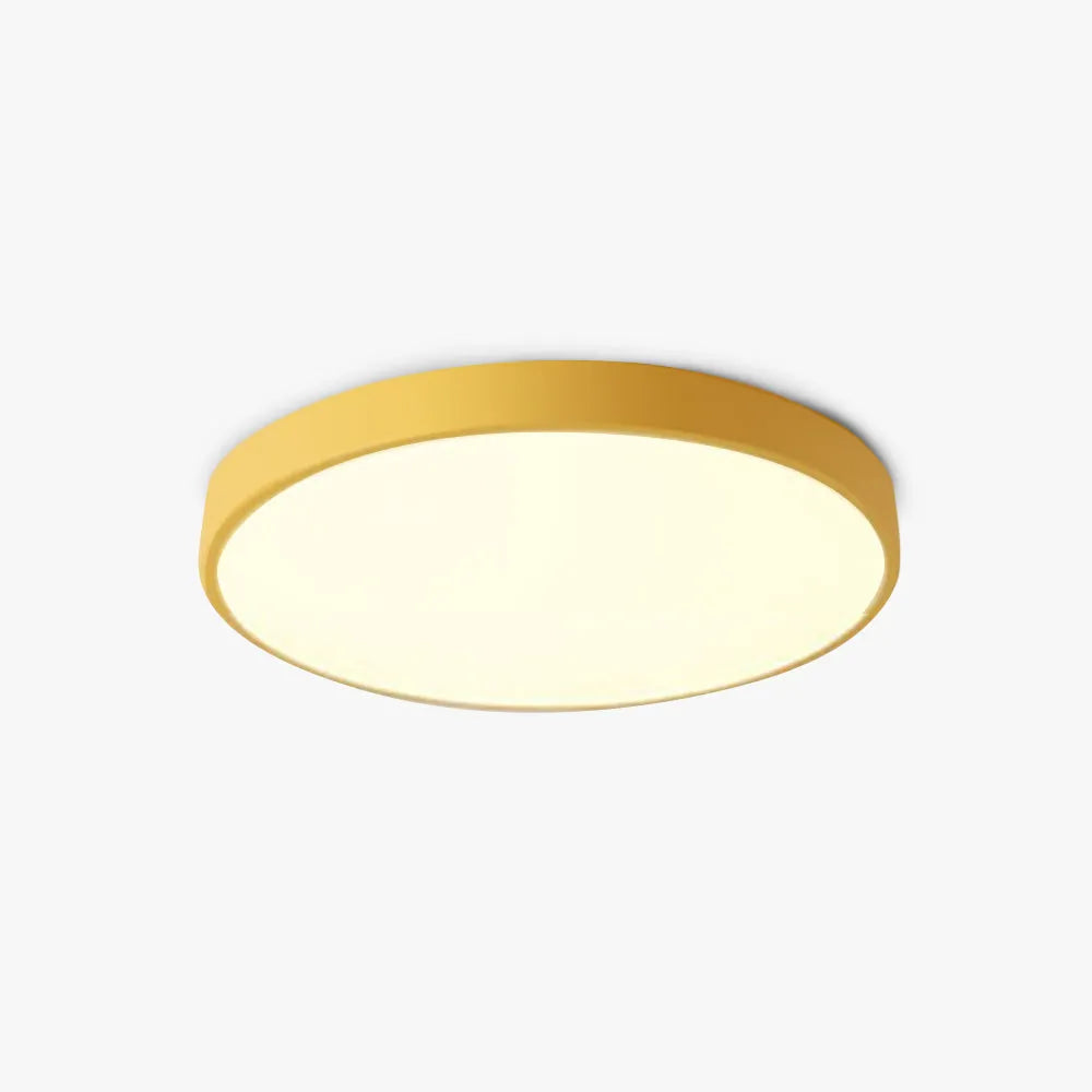 Valentina Ceiling Light Rond Flush Mount, Yellow/Blue/Green/Pink/Grey, Bedroom - Neutral Decor