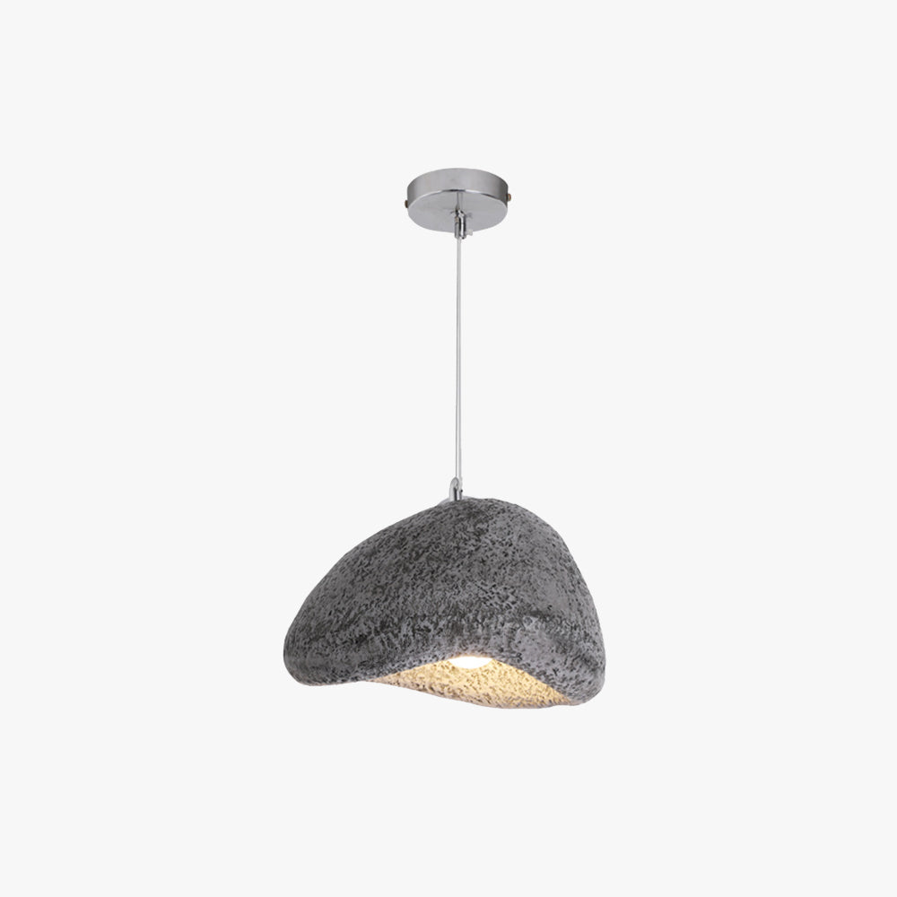 Avi Wabi Sabi Bread Shape Resin Pendant Light, Resin, 4 Color - Neutral Decor