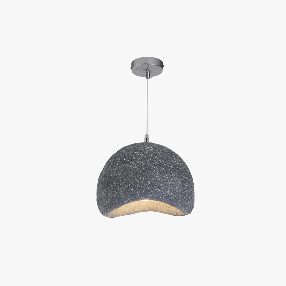 Avi Wabi Sabi Bread Shape Resin Pendant Light, 2 Color - Neutral Decor