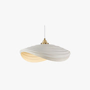 Ritta Wabi-Sabi Minimalisme Ripple Pendant Light, Resin&Metal - Neutral Decor