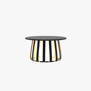Ray Table Metal Outdoor Solar Floor Lamp, Hardwired/Solar, Black - Neutral Decor
