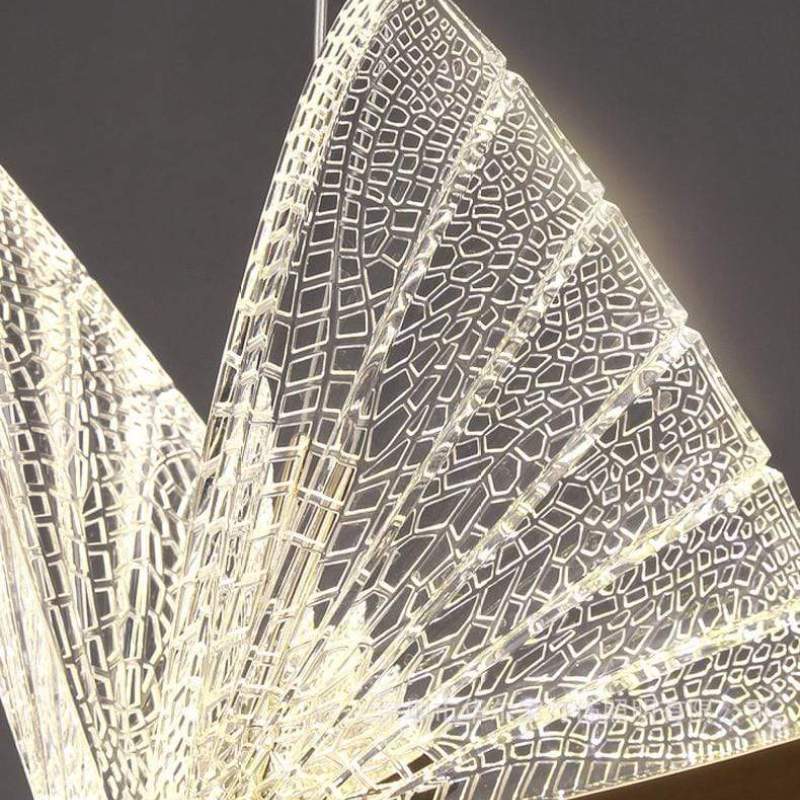 Arisha Art Deco Butterfly Pendant Light, 2 Color - Neutral Decor