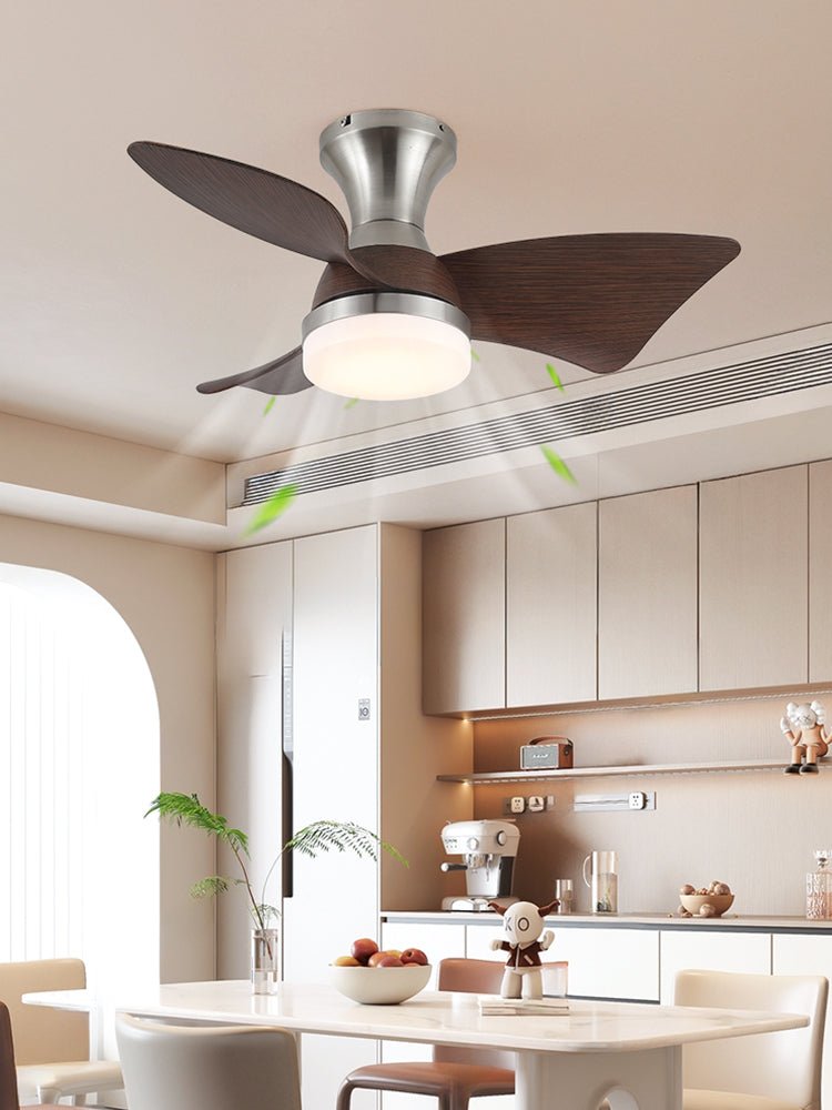 Aureon Modern Wood Ceiling Fan Light-Neutral Decor