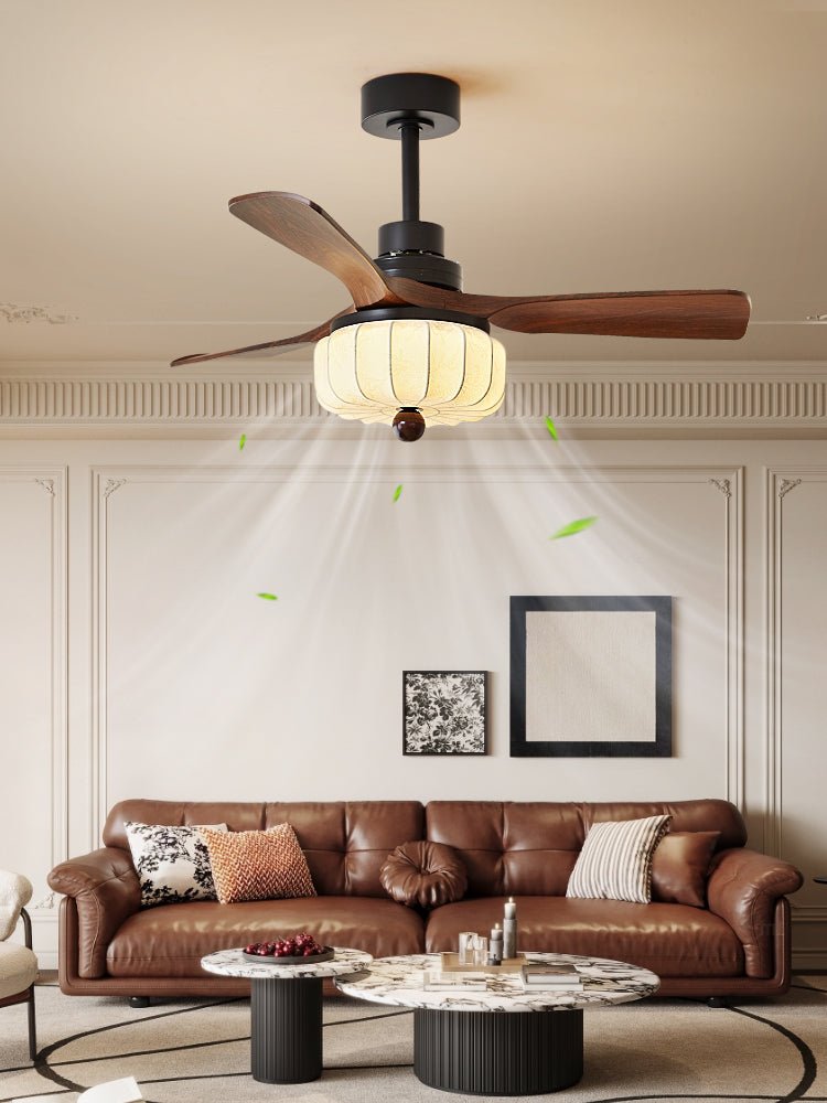 Svelk Vintage Ceiling Fan Light-Neutral Decor