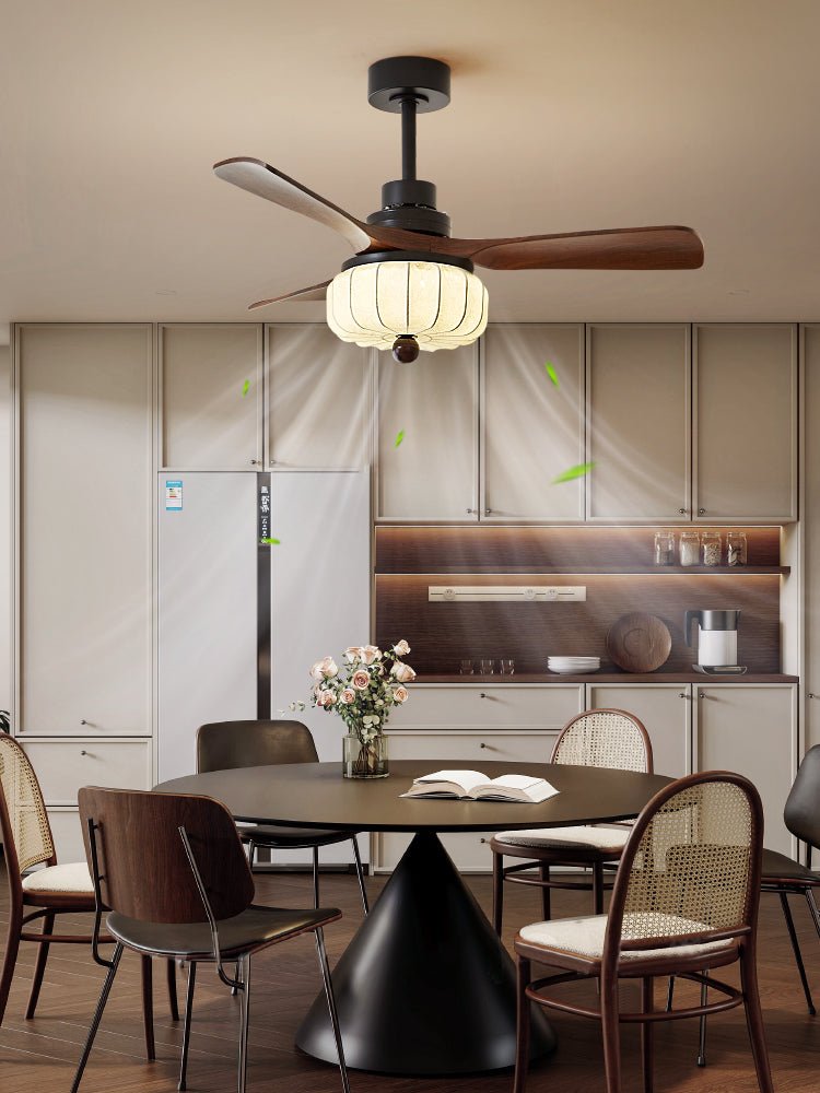 Svelk Vintage Ceiling Fan Light-Neutral Decor