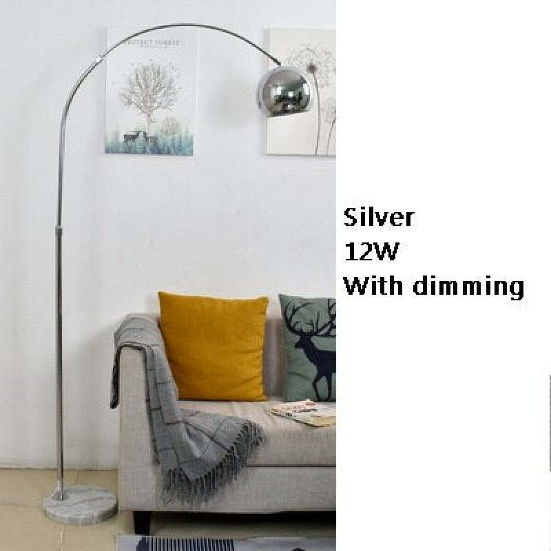 Mira Macaron Modern Fishing Arc Floor Lamp - Neutral Decor