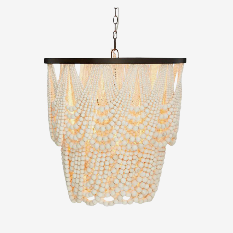 Muto Boho LED Pendant Light /Chandeliers Wood/Metal - Neutral Decor