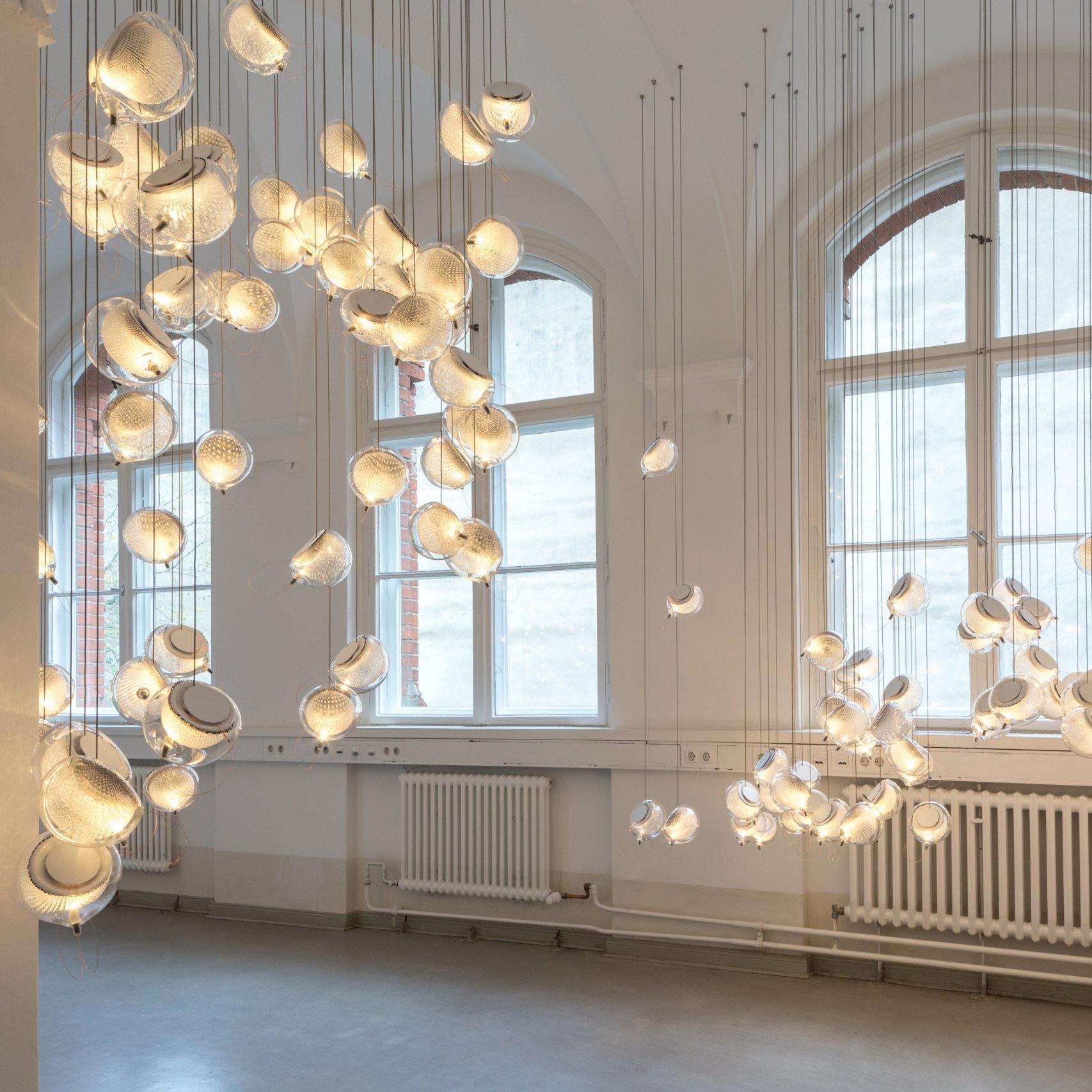 Ario Artistic Glass Pendant Light-Neutral Decor