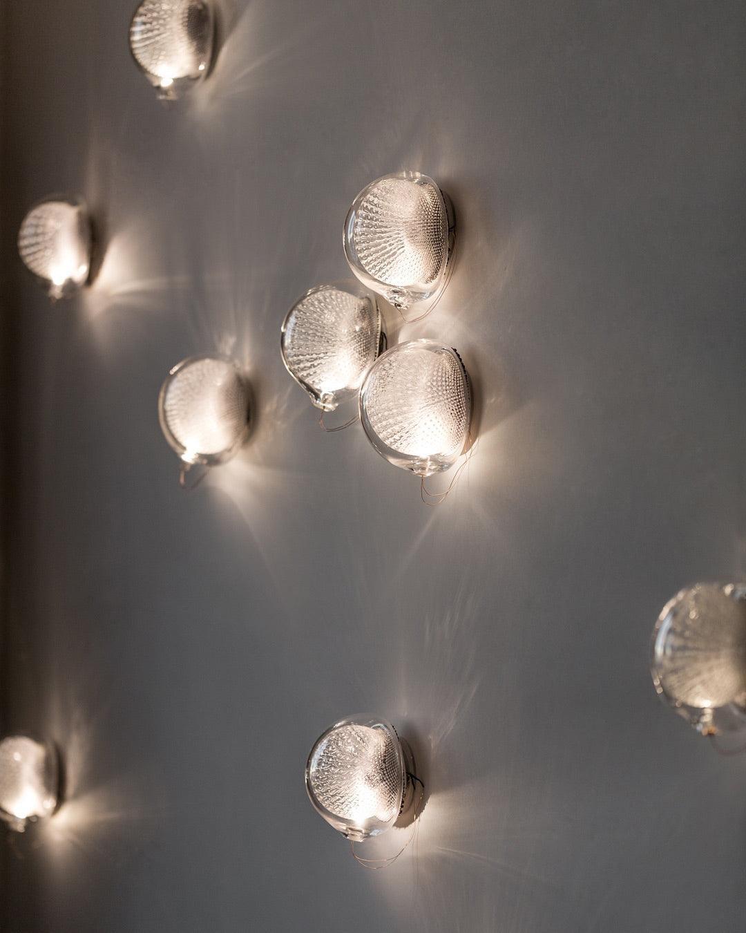 Sostor Wall Lamp Premium Nordic Art Glass Metal-Neutral Decor