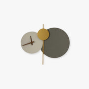 Arisha Modern Clock Metal Painted Wall Light LED Light Bedroom - Neutral Decor