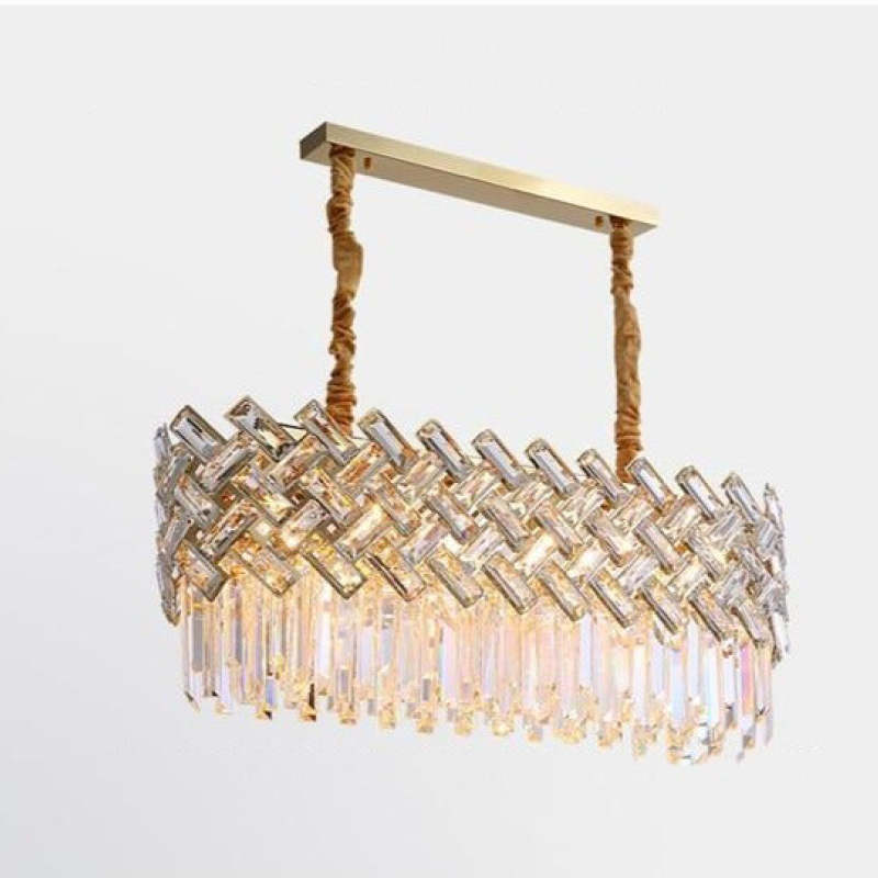 Kristy Luxury Gold Chandelier, Crystal & Metal - Neutral Decor
