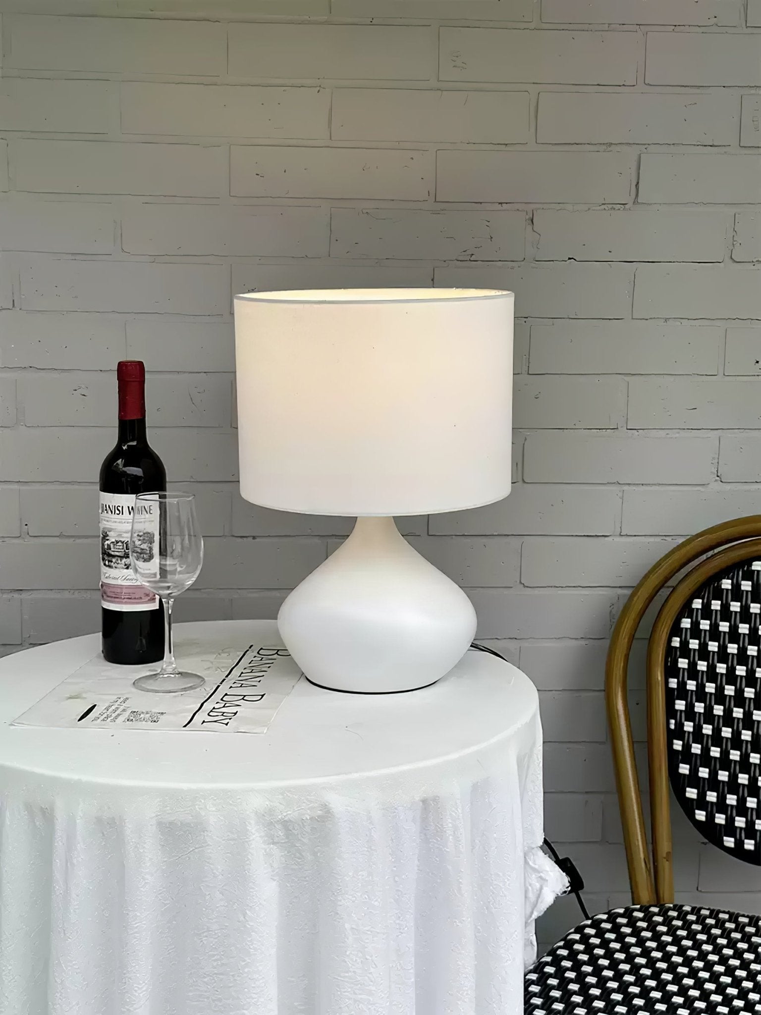 Jean Modern Ceramics Table Lamp-Neutral Decor