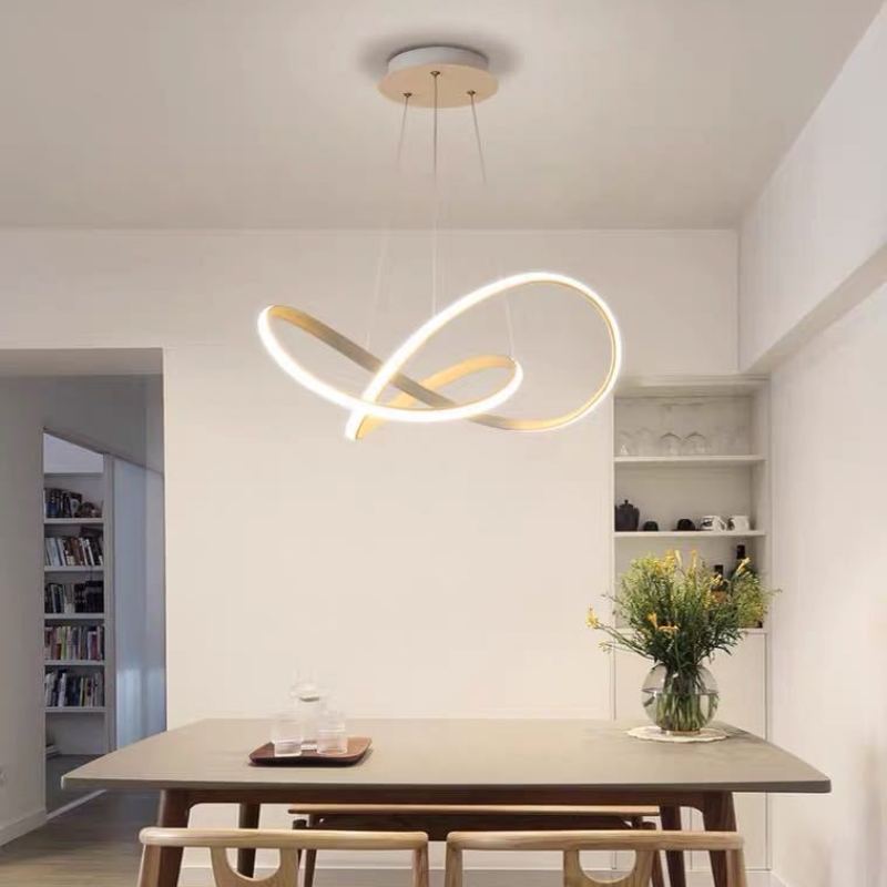 Arisha Modern Led Pendant Light, Black/White, Living Room/Bedroom - Neutral Decor