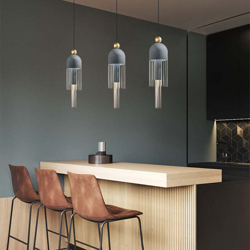 Arisha Modern Tassel Metal Pendant Light - Neutral Decor