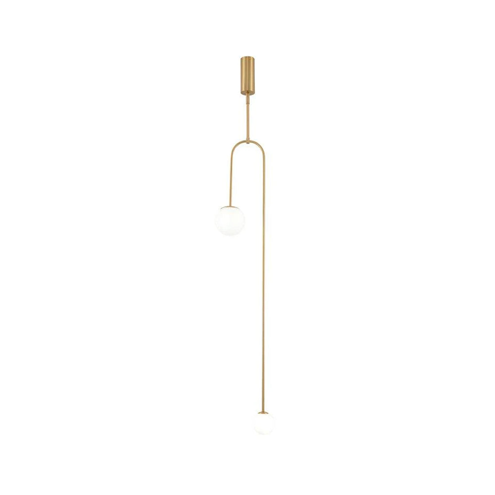 Arisha Minimalist Linear Mobile Pendant Light, Black - Neutral Decor