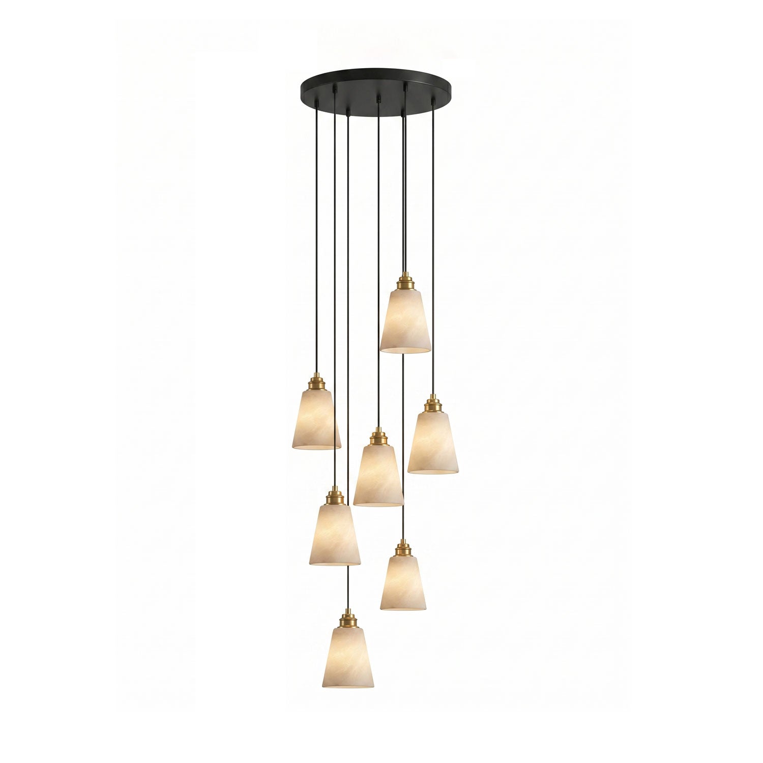 Droplet Alabaster Pendant Lamp-Neutral Decor