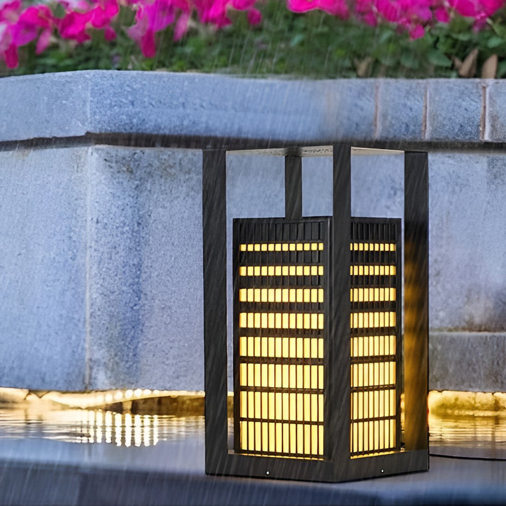 Laughter Unique Industrial Marble Outdoor Pathway Lantern