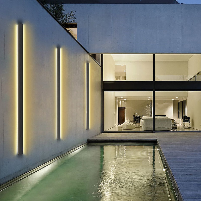 Neal Long LED Linear Modern Outdoor Wall Light