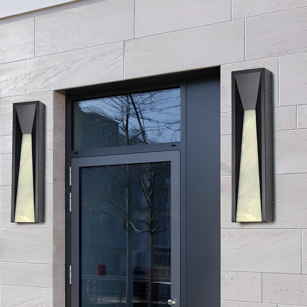 Vera LED Modern Steel Outdoor Sconces Wall Light